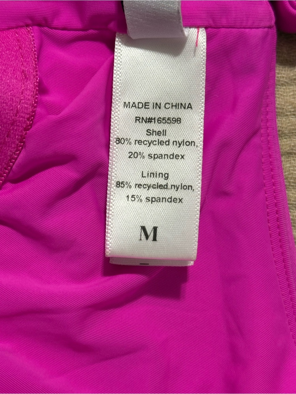 Angie Swim Magenta Lace-Up One-Piece Swimsuit - Picture 11 of 14